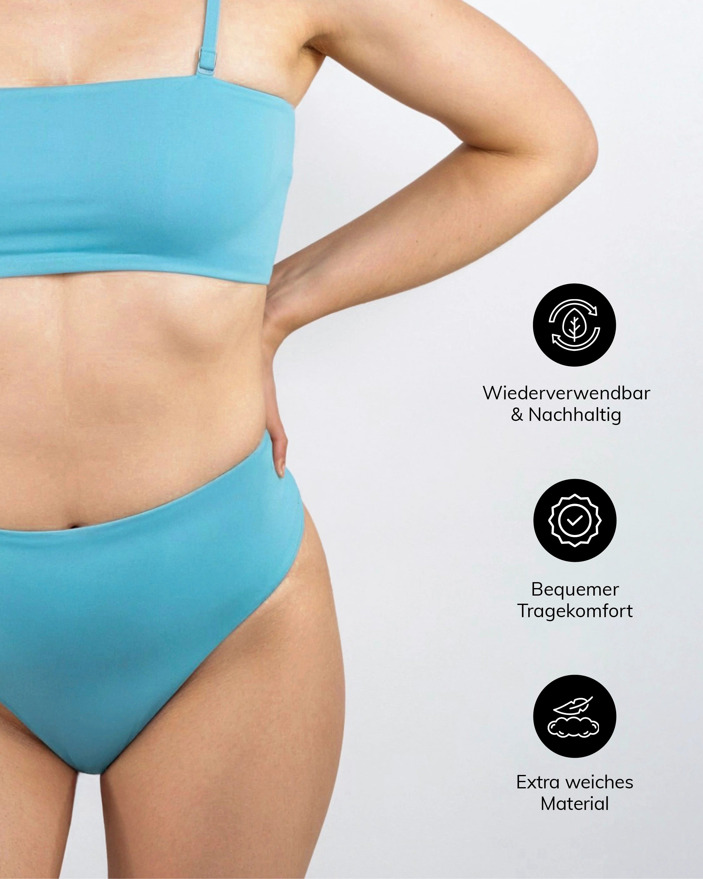 Der Bikini ist aus hochwertigem Material angefertigt und besitzt einen hohen Tragekomfort