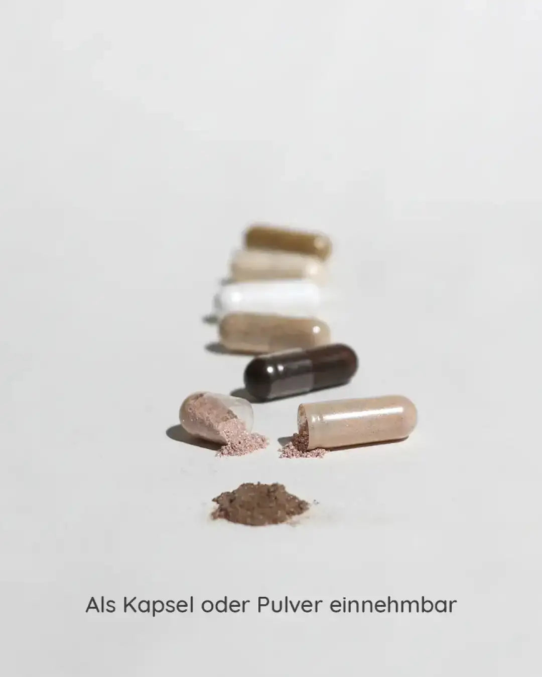 Nahrungsergänzung für den Kinderwunsch als Kapsel und Pulver einnehmbar. Jetzt bio & vegan und in Deutschland hergestellt.