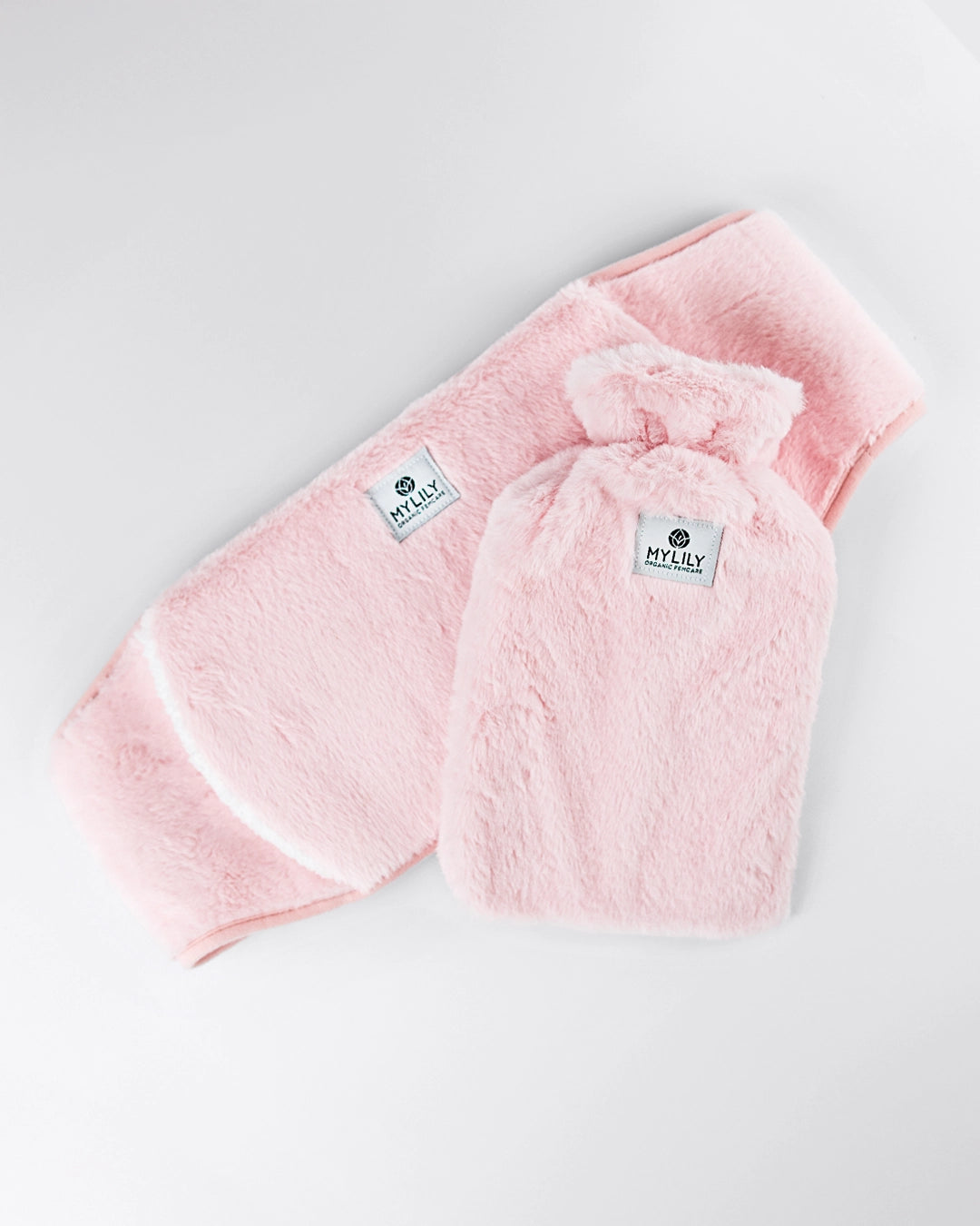MYLILY Wärmflaschengürtel Rosa Bestandteile.