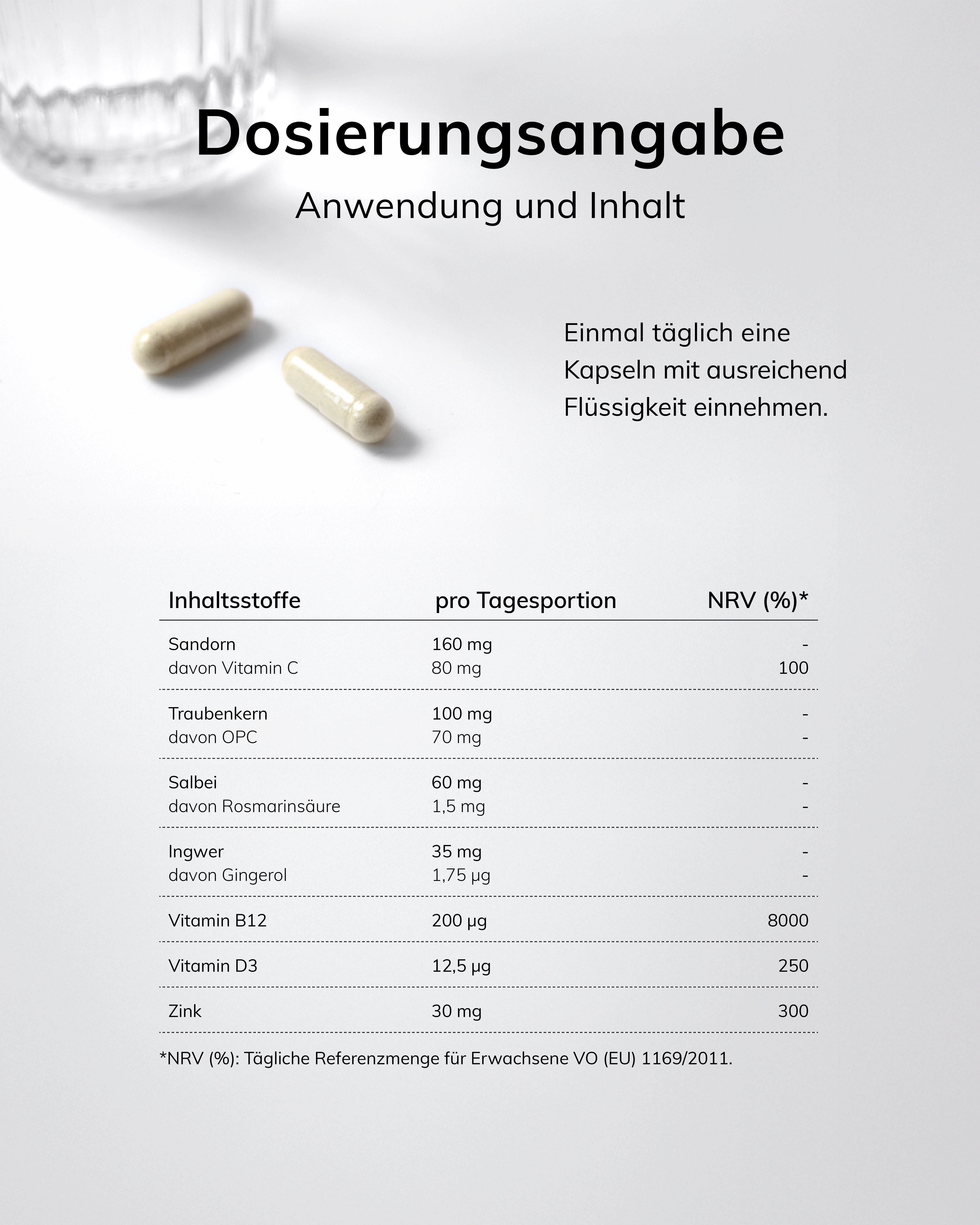 Zink + Vitamin C | Alltagsheldin