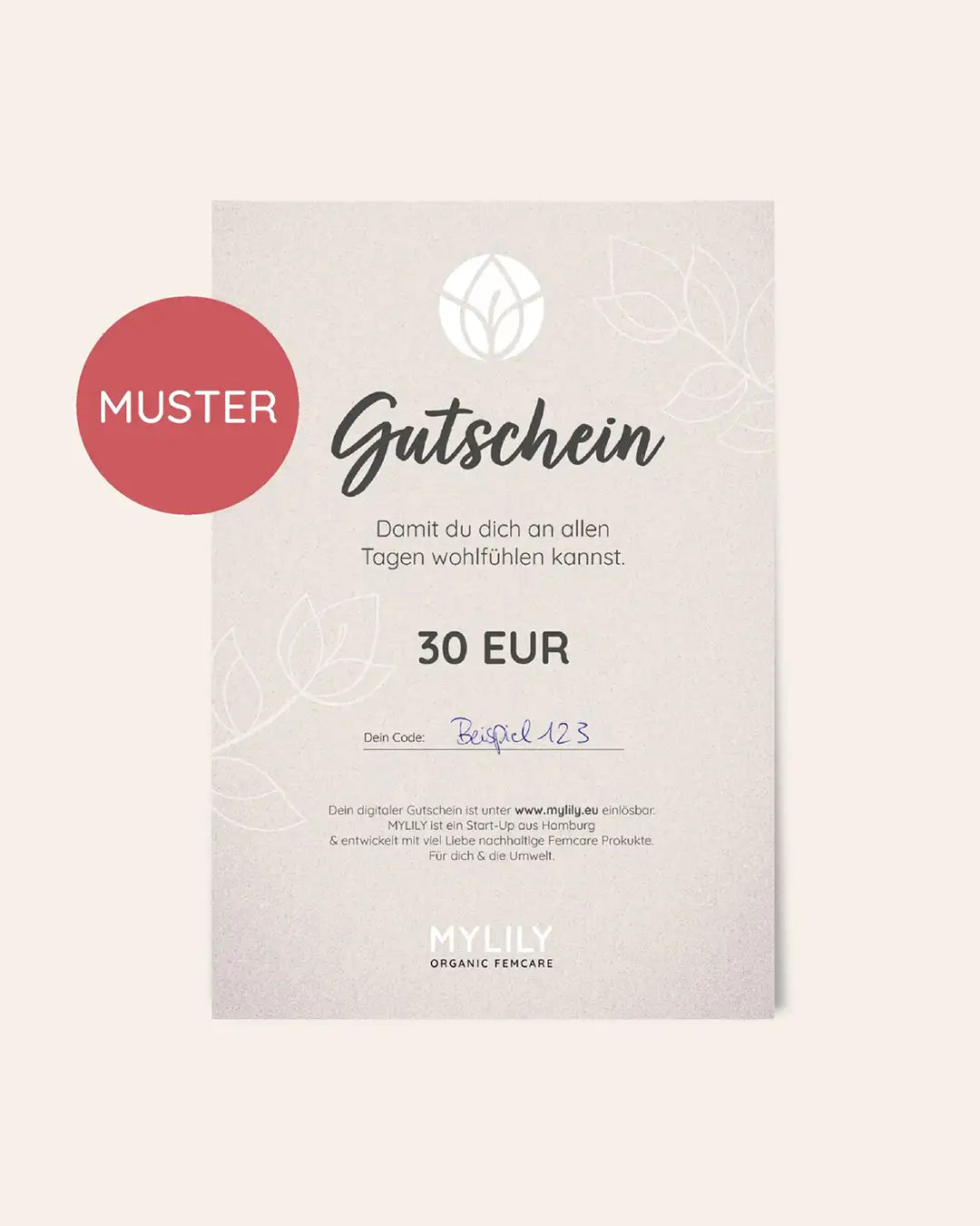 Gutschein kann zuhause ausgedruckt werden und eignet sich deshalb auch super als Geschenk für Weihnachten oder zum Geburtstag.