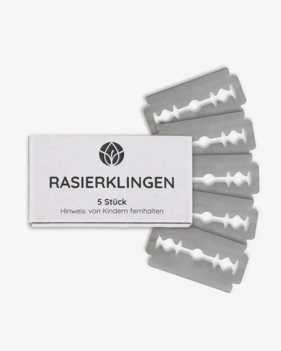 5 Stück Rasierklingen für eine nachhaltige Intimrasur. Der Damenrasierer für Haarentfernung durch Nassrasur.