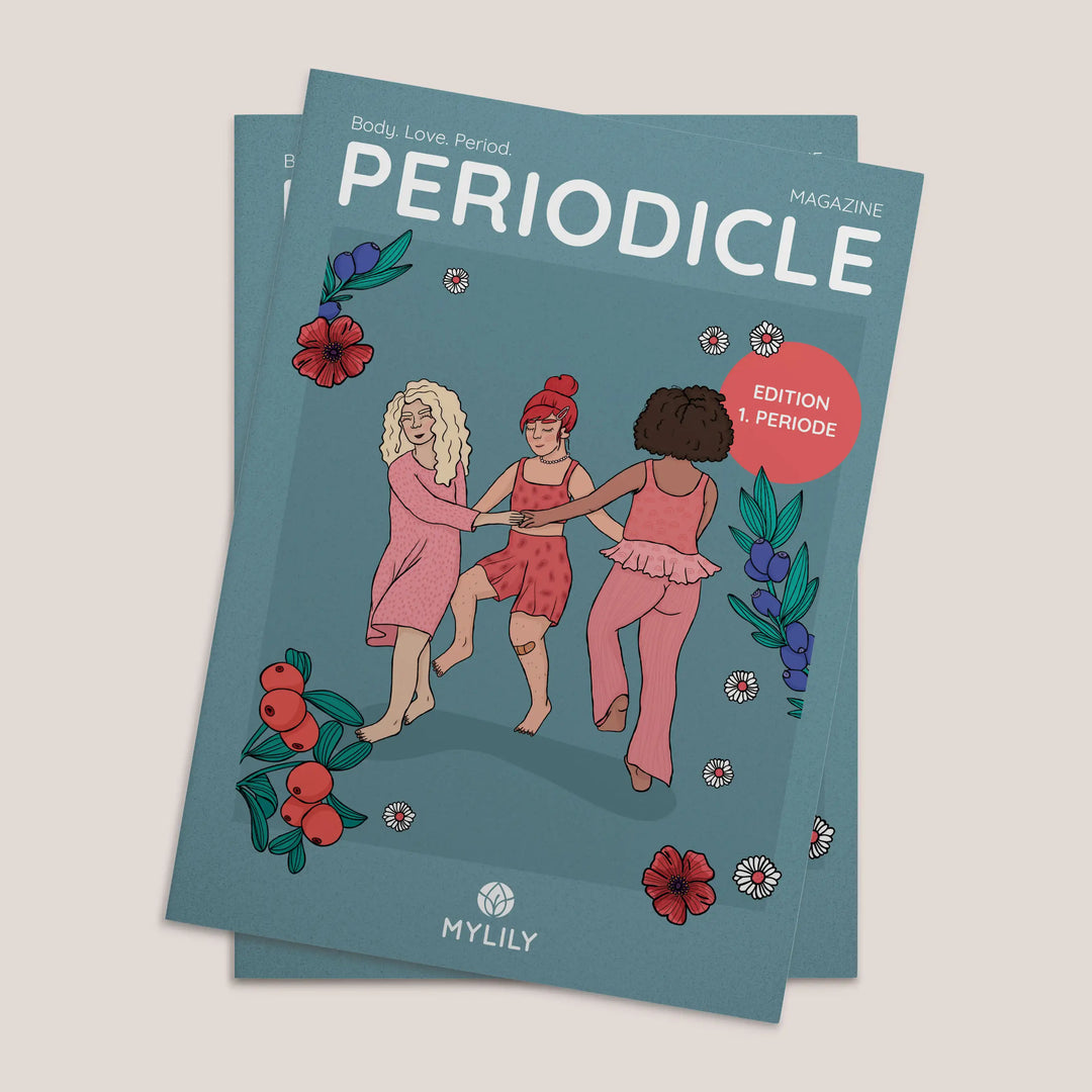 Unser Periodicle enthält alle Informationen über den Zyklus im schönen Design und einfach verständlich. Für ein besseres Verständnis über den eigenen Körper ein praktisches Aufklärungsheft für junge Mädchen.