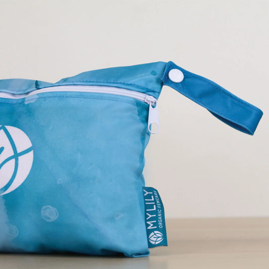 Die MYLILY Wetbag klein. Super praktisch für Periodenunterwäsche, Perioden Bikinis oder Stoffwindeln. Jetzt kaufen