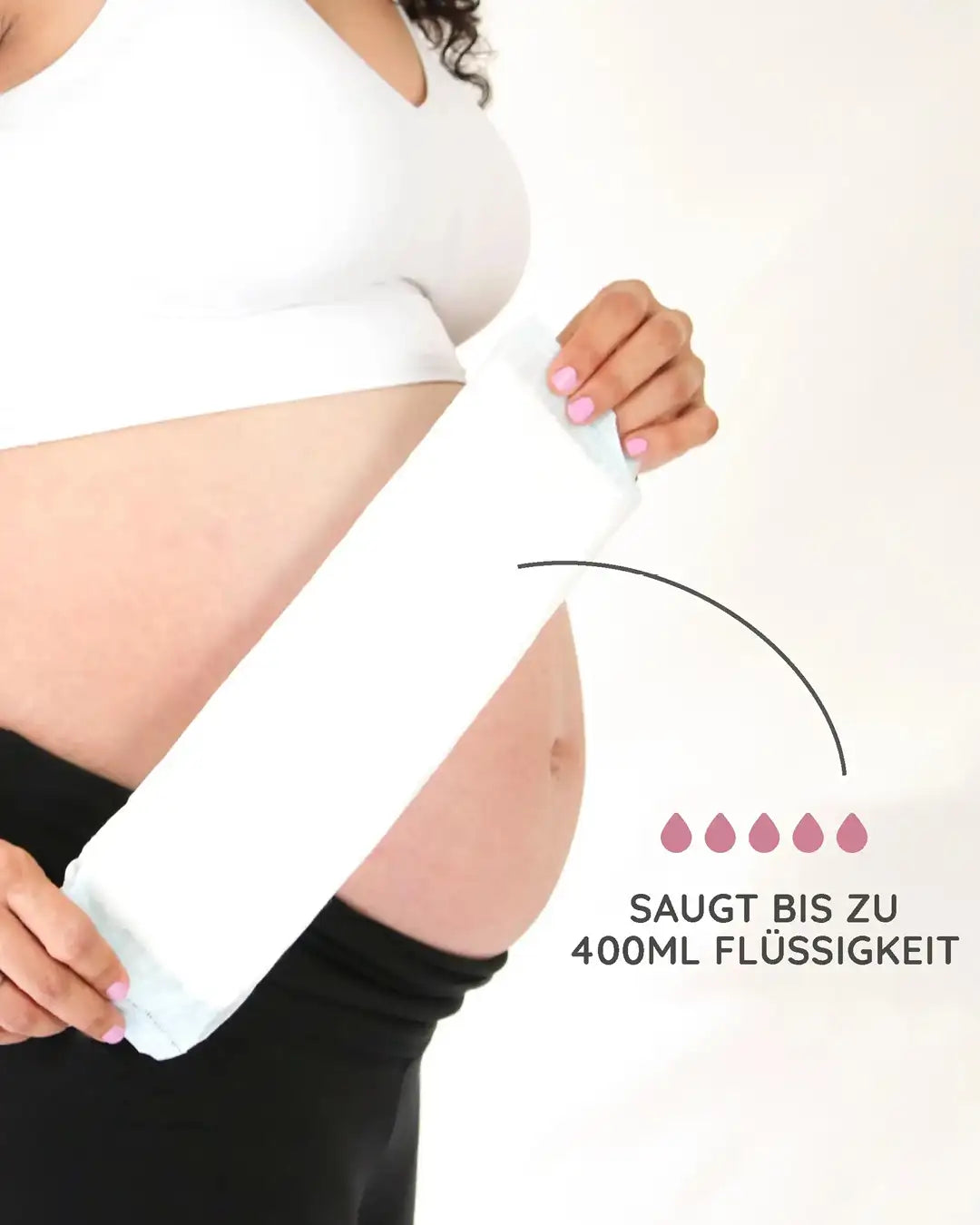 saugstarke wochenbett binden saugen bis zu 400ml Flüssigkeit, bei starkem Ausfluss & nach der schwangerschaft.