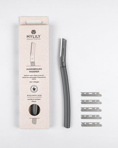 Augenbrauen Rasierer Schwarz | inkl. 5 Klingen