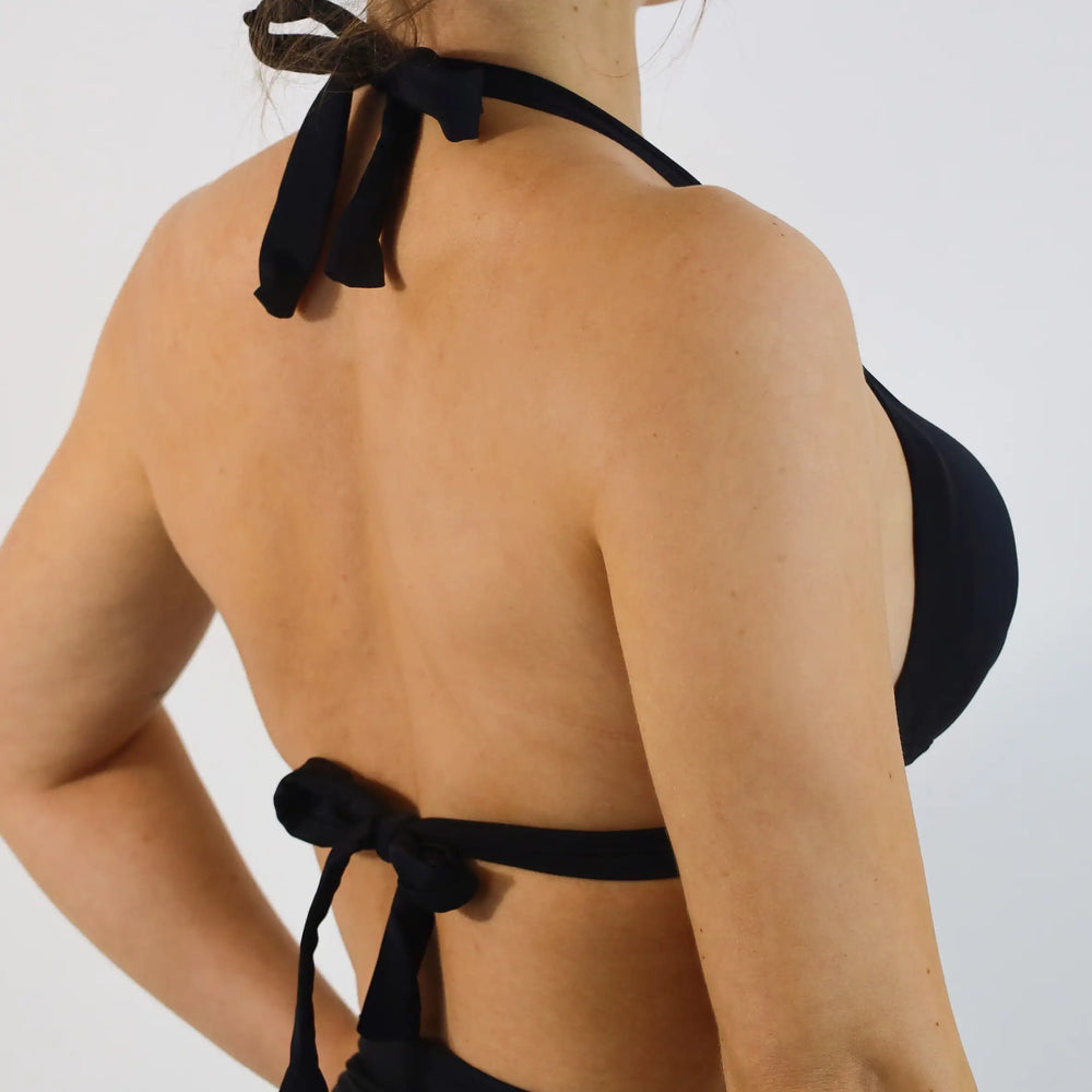 MYLILY Neckholder Bikini Oberteil - Mit praktischen, verstellbaren Bändern für Nacken und Rücken. Für einen optimalen, angenehmen Sitz und starke Unterstützung der Brüste.