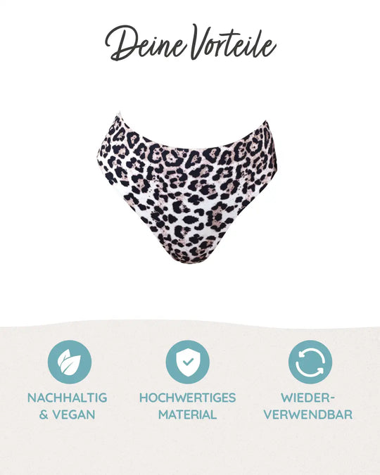 Der MYLILY Brazilian Bikini Slip jetzt auch mit Leo-Muster #farbe_leo