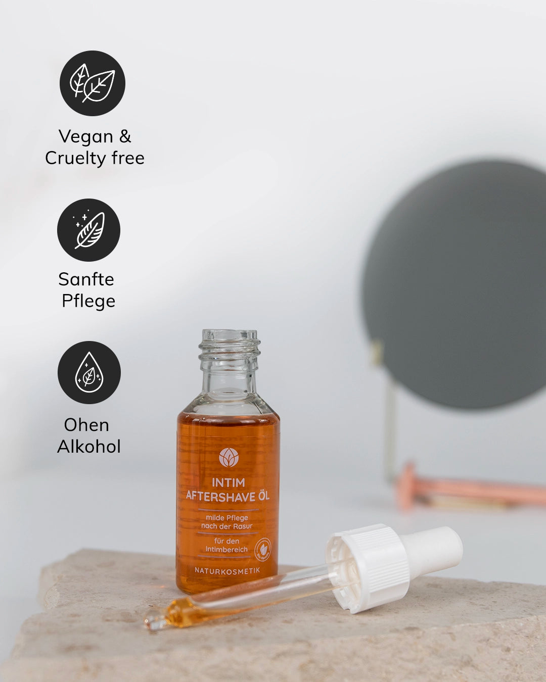 Intim Aftershave Öl | mit Bio-Kamille