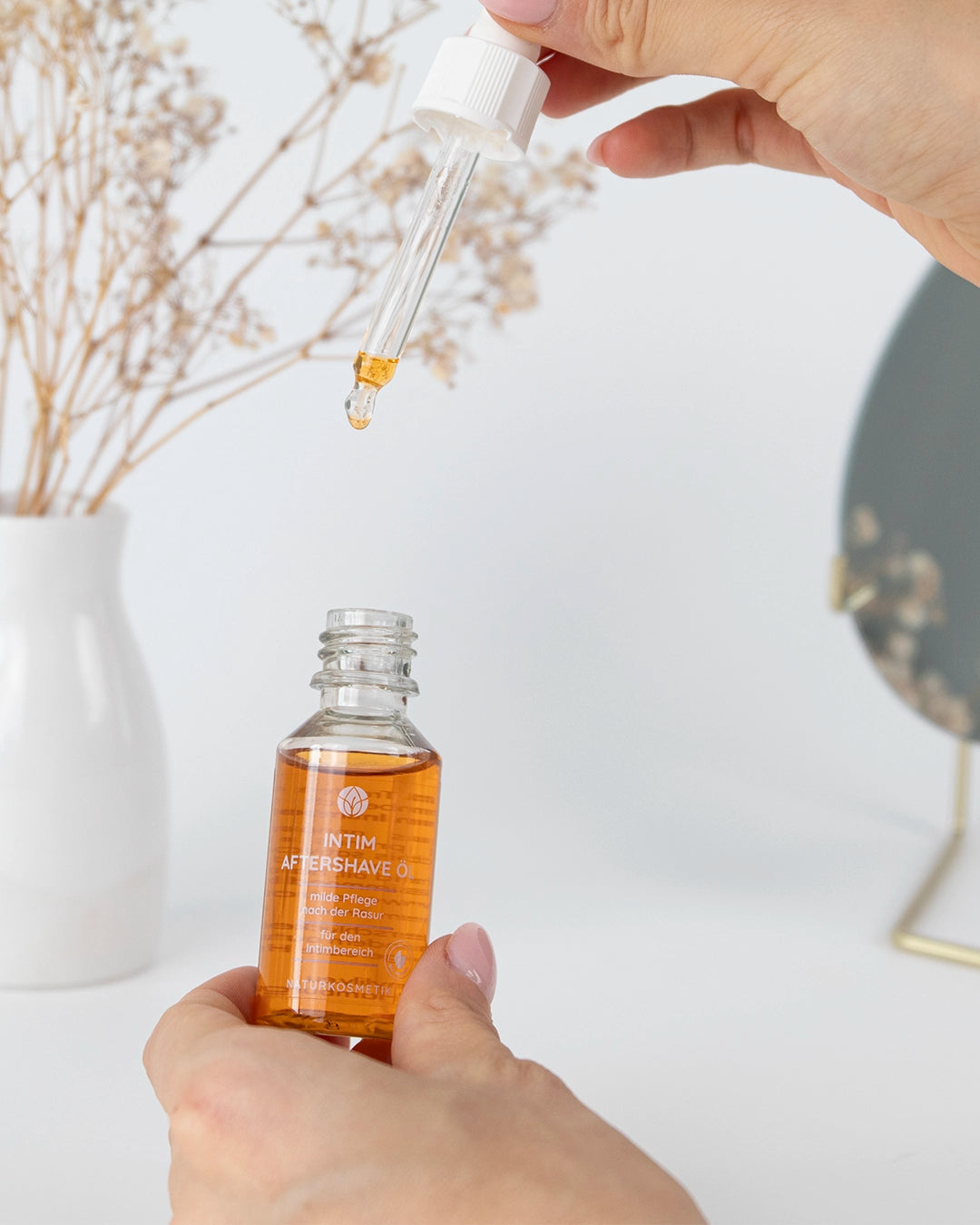 Intim Aftershave Öl | mit Bio-Kamille
