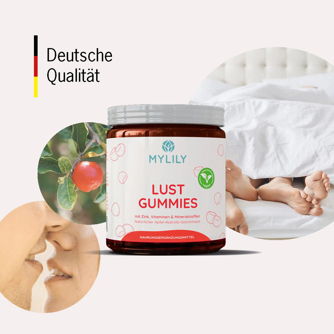 Lust Gummies mit deutscher Qualität für deine Lust gegen Libidoverlust bei Frauen.