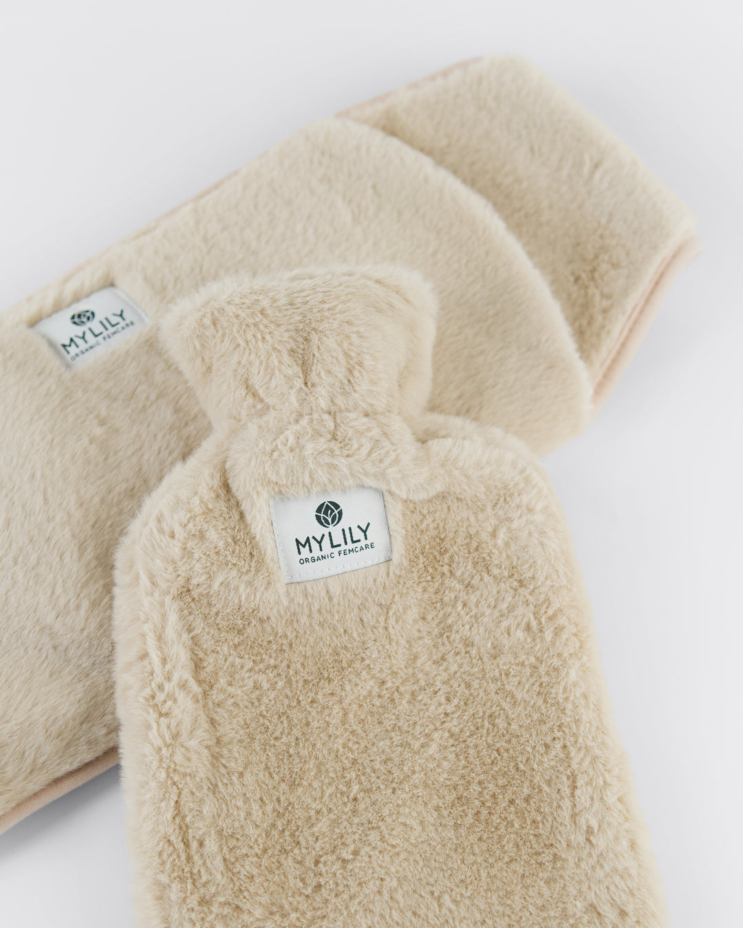 MYLILY Wärmflaschengürtel Beige Bestandteile.
