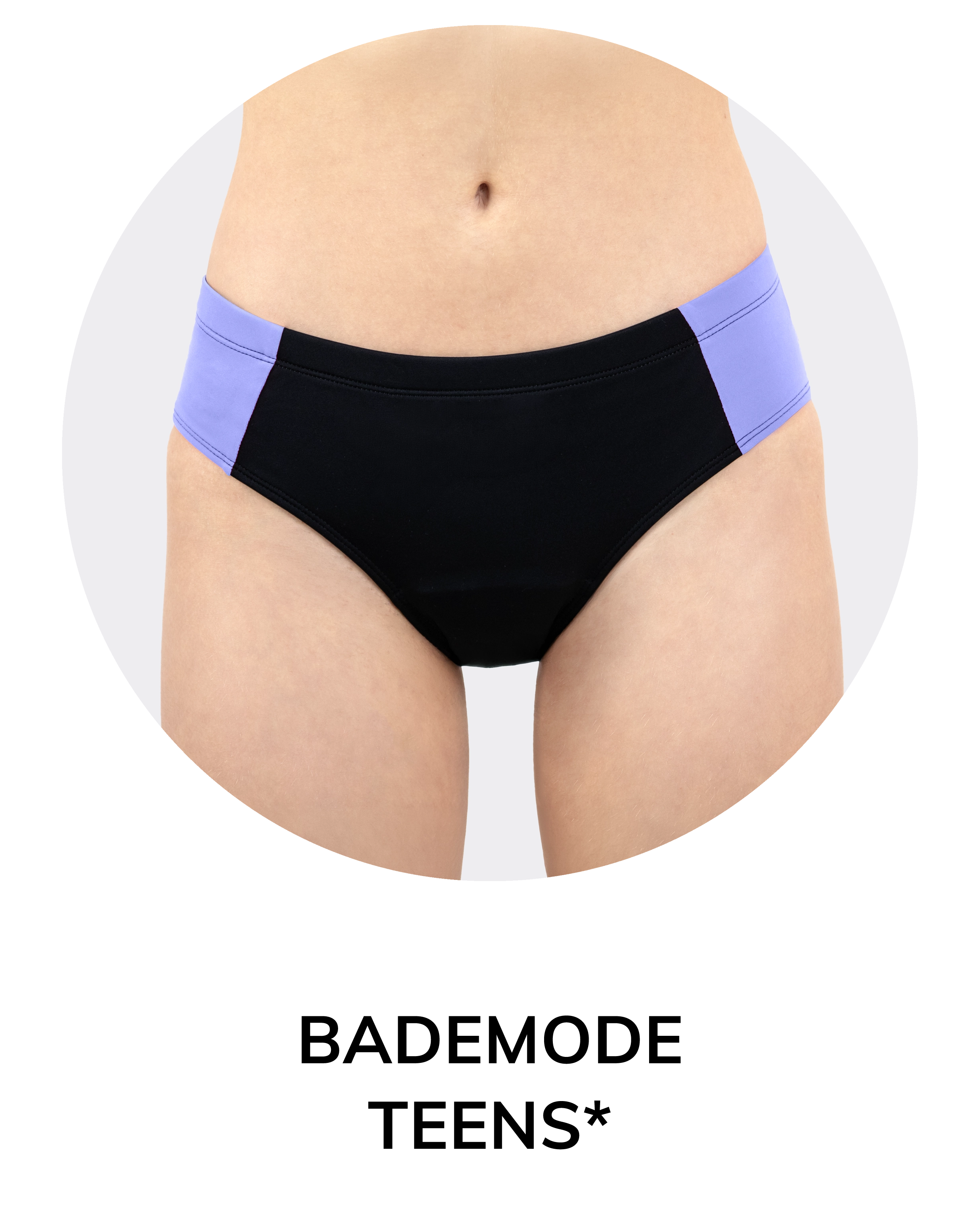 MYLILY Perioden Bademode für Teens – zur Kollektion mit Perioden Bikini Hosen und Badeshorts